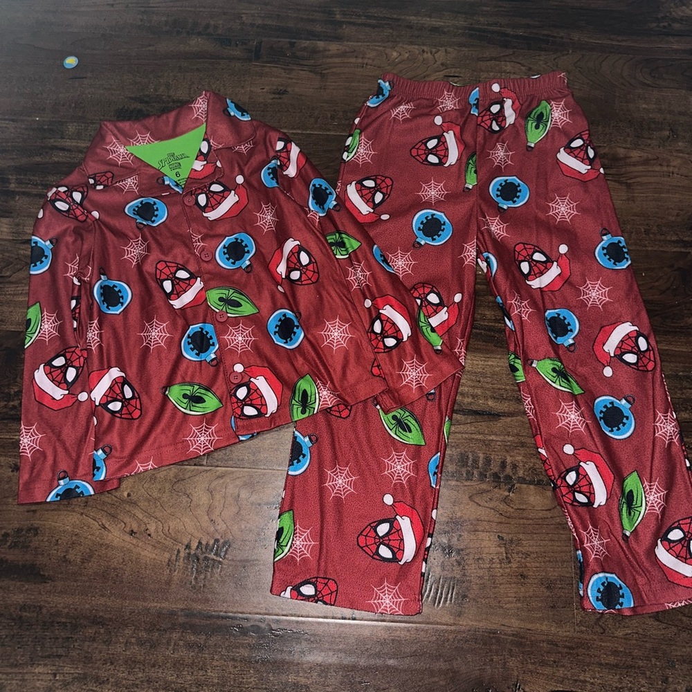 Kids Red Character Pajamas
